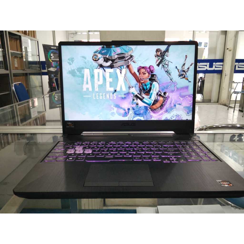 Laptop Murah Asus TUF Gaming F15 FX506L Ryzen 5 Ram 8gb SSD 512gb RTX 3050 4gb 15,6" FHD Aura RGB