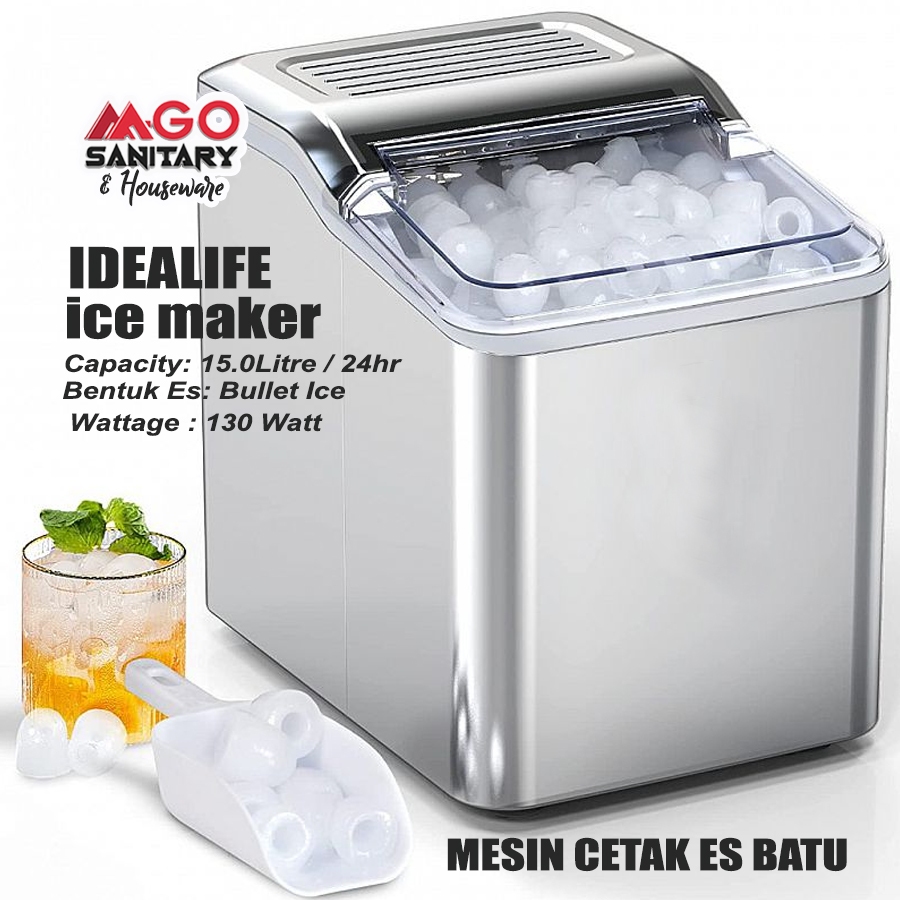 IDEALIFE ICE MAKER/MESIN PEMBUAT ES BATU/ MESIN CETAK ES BATU