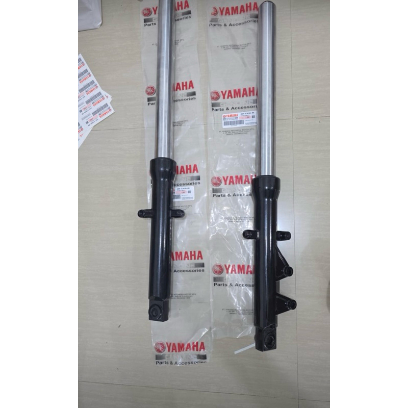 AS SHOCK TABUNG SEPASANG YAMAHA BYSON HITAM ori