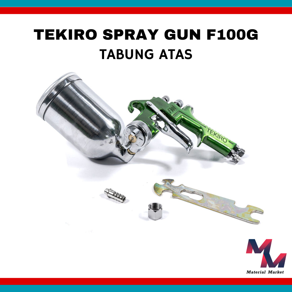 Tekiro Spray Gun F100G Tabung Atas