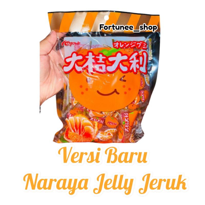 

Jelly Jeruk Naraya isi 504gr / Mandarin Orange Jelly Candy / Permen Lebaran