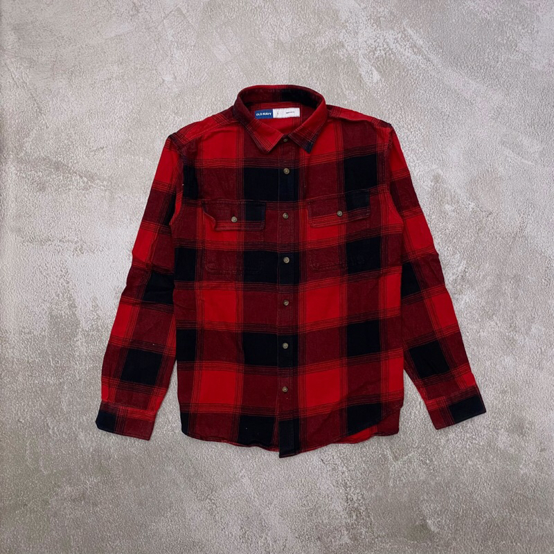 Kemeja Flanel Veterano Double Pocket