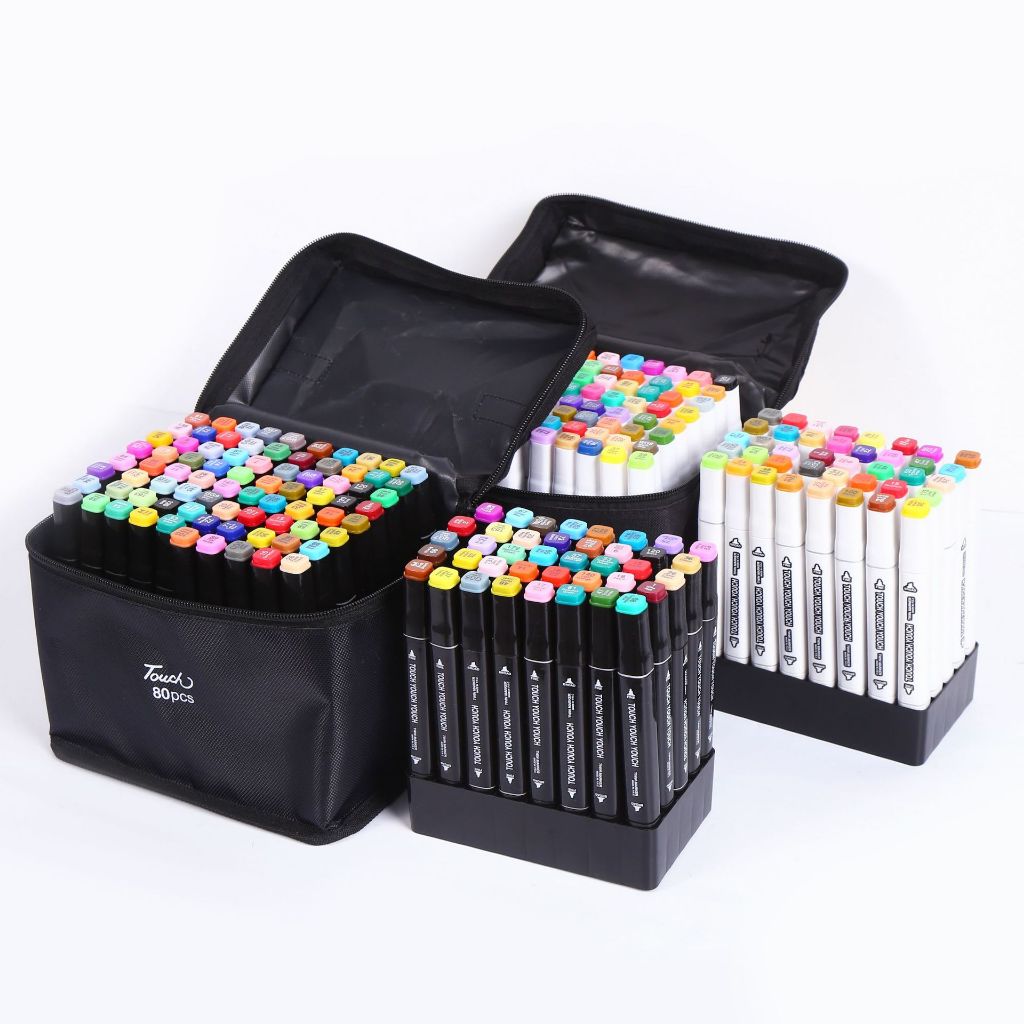 

Ay00! Spidol Sketsa Umum 80 Warna General Marker Set Animation Markers/Marker 80/60/48/24/12 Warna