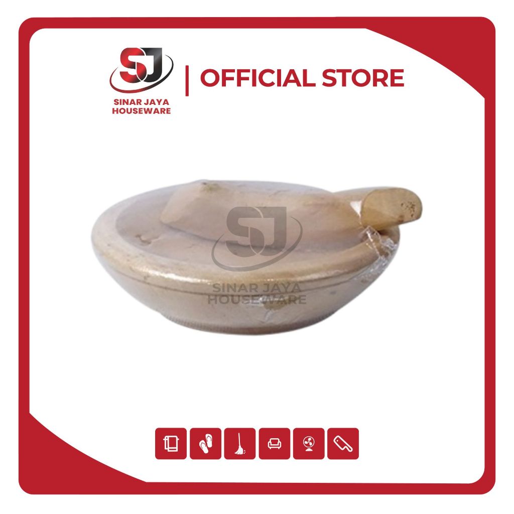 COBEK KAYU MINI / Cobek Kayu Ulekan Set - Cobek Kayu Mahoni/Cobek Kayu Mini Ulekan