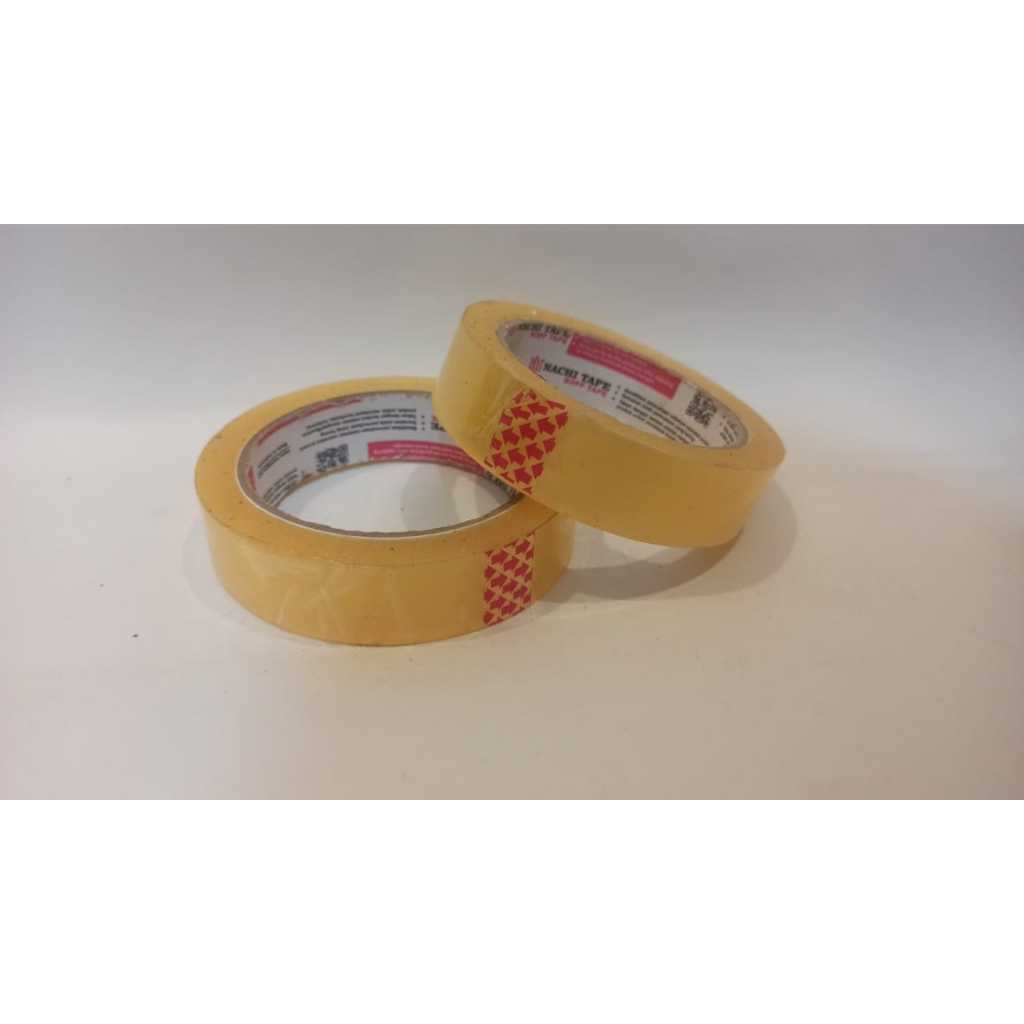

isolasi selotip tape nachi 24 mm x 25 yard 1 inchi ( 24 mm x 72 yard ) #nachi #solasi #solasi24mm #isolasi#isolasi24mm