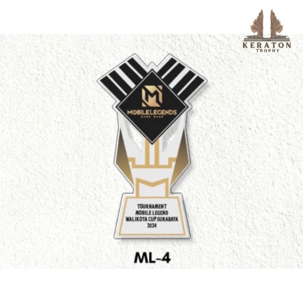 Piala Mobile Legend Plakat Mobile Legend Akrilik Custom Plakat E sport
