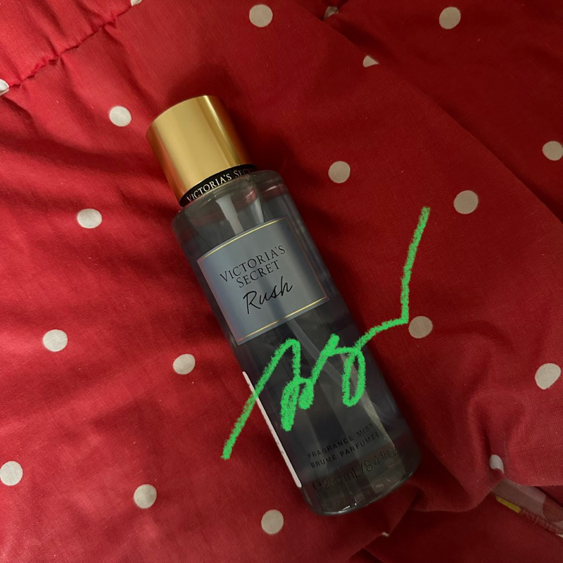 victoria secret rush body fragrance mist perfume