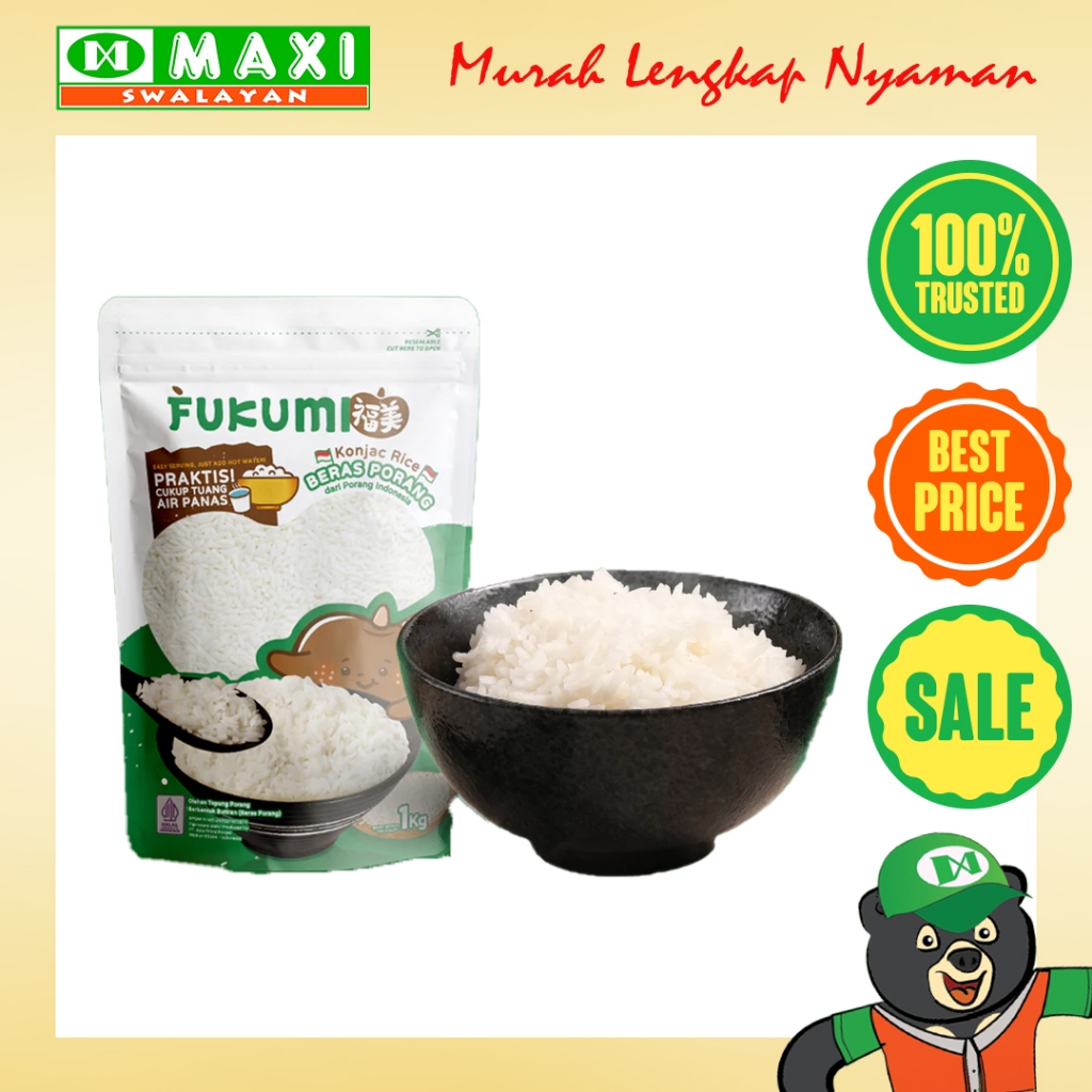 

FUKUMI Beras Porang Pouch 1 Kg