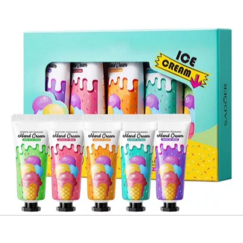 Hand Ice Cream Moisture Wangi Sadoer 20 g