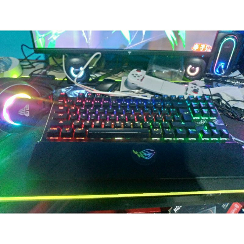 Keyboard Gaming Mechanical Murah Sades Shield Rgb Second bekas 2nd