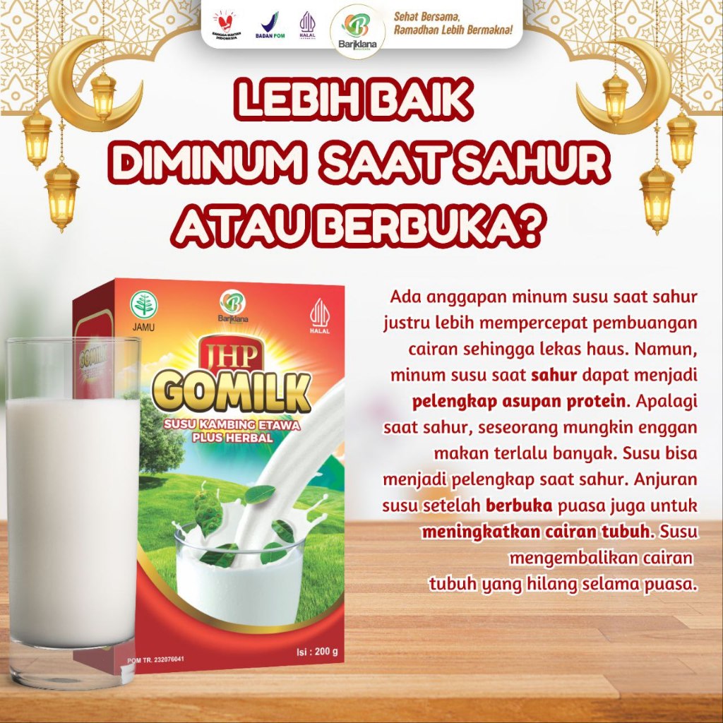 

GOMILK Susu Kambing Etawa plus Daun Kelor 200gr
