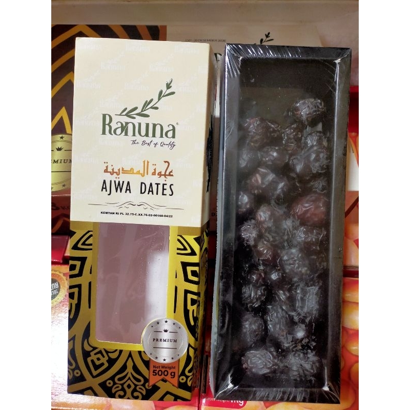 

KURMA AJWA RANUNA DATES 500 GRAM PREMIUM QUALITY ORIGINAL ASLI 100%