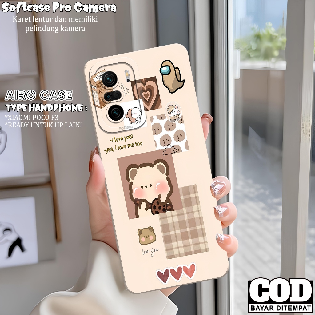 Case XIAOMI POCO F3 - Softcase  XIAOMI POCO F3 - Fashion Case KARTUN - Casing XIAOMI POCO F3 - Softc