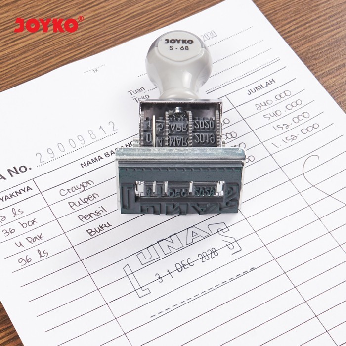 

Date Stamp Stempel Tanggal Lunas Joyko S-68