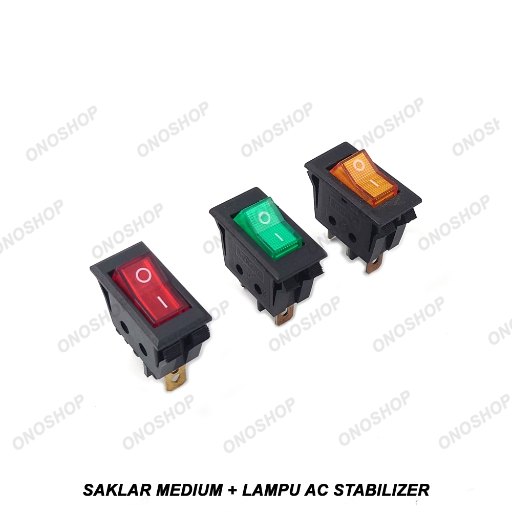 Saklar Lampu AC Stabilizer / Saklar Medium + Lampu AC Stabilizer