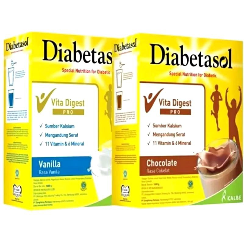 

Diabetasol Vanilla/Coklat 900gr