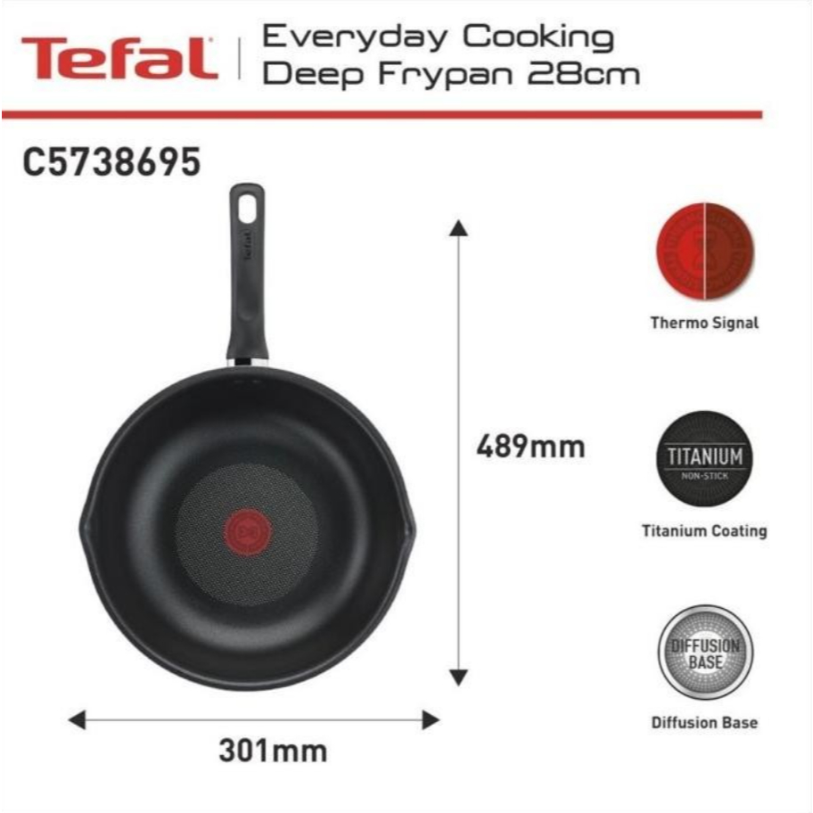 Tefal Everyday Cooking Deep Frypan (Grade A)