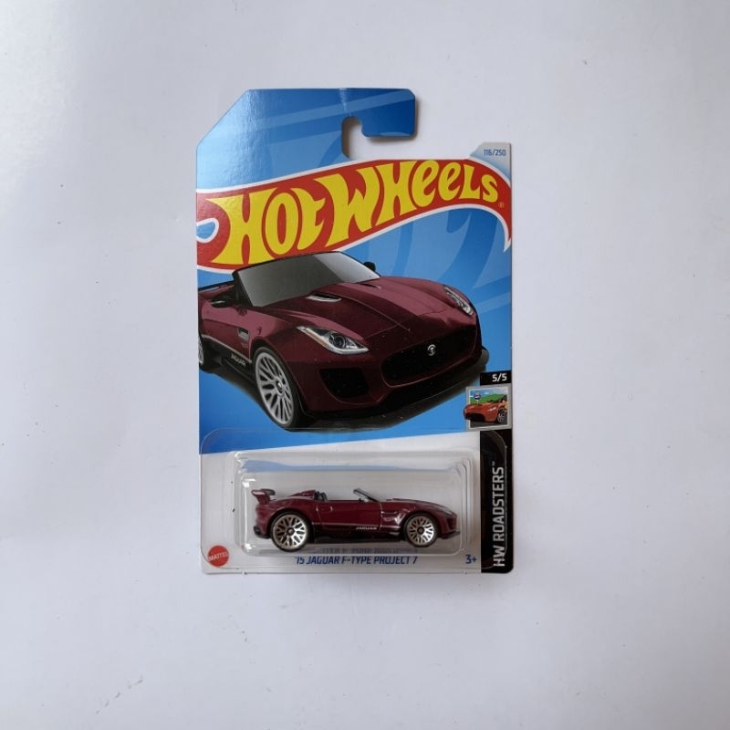 Diecast Hotwheels 15 Jaguar F-Type Project 7