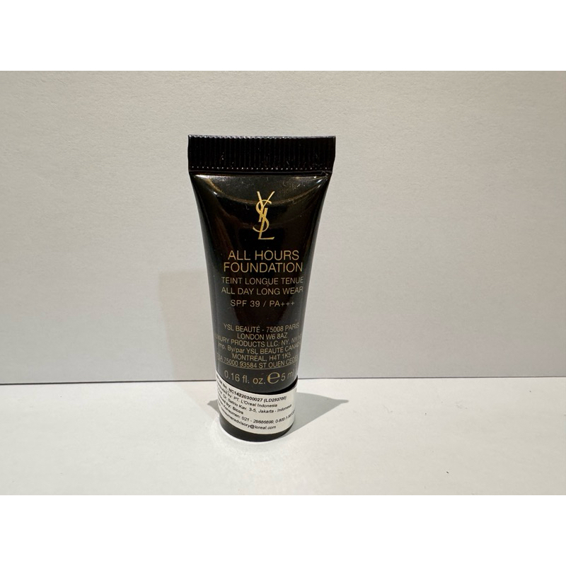 YSL All Hours Foundation SPF 39 PA+++ 5ml