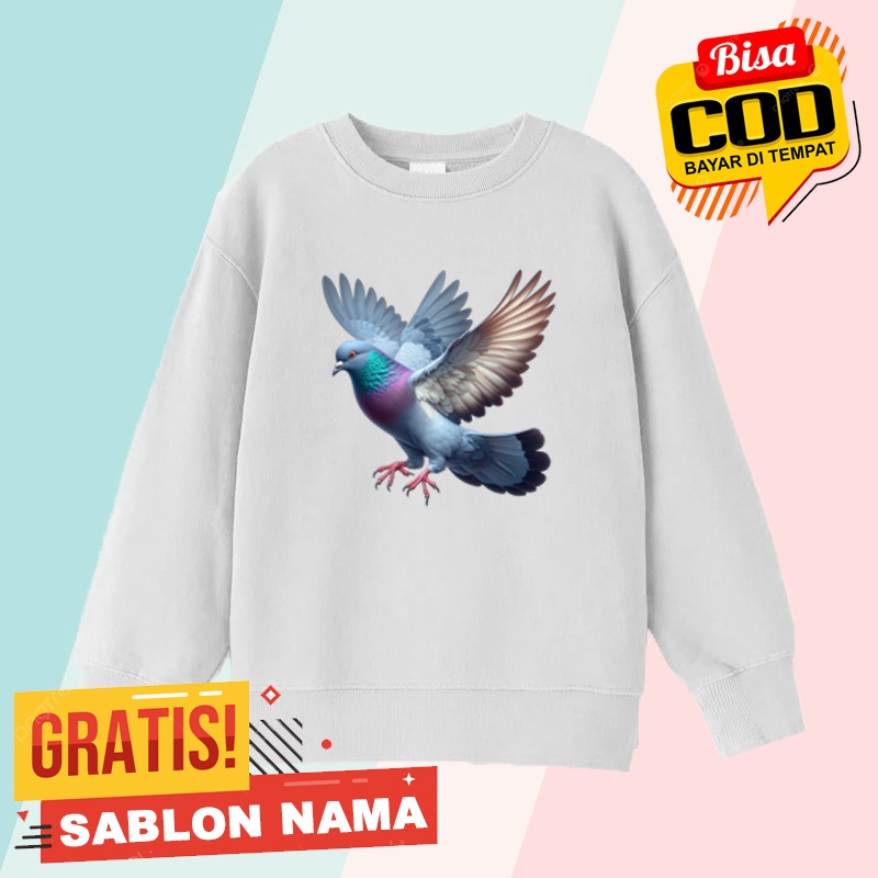 Sweater Anak Merpati Balap / Jaket Anak Laki Laki & Perempuan Merpati Balap