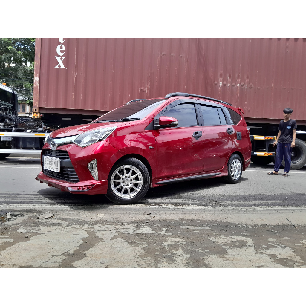 PAKET VELG PLUS BAN ACCELERA 195 55 R15 UNTUK MOBIL CALYA USE VELG HSR RAI-S2 RING 15