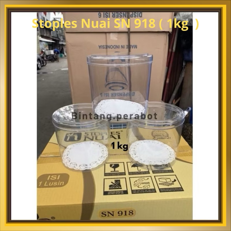 TOPLES KUE KERING BULAT TINGGI NUAI SN 918 ( 1000 gr ) TOPLES NASTAR / TOPLES MIKA KUE LEBARAN STOPL