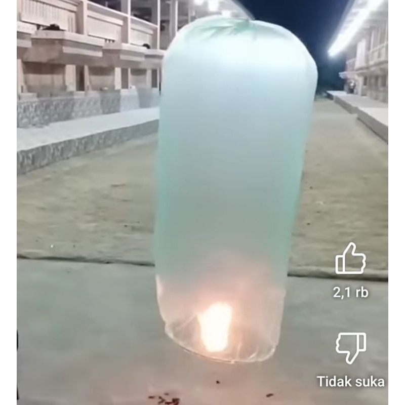 Lampion Balon Udara Plastik mini