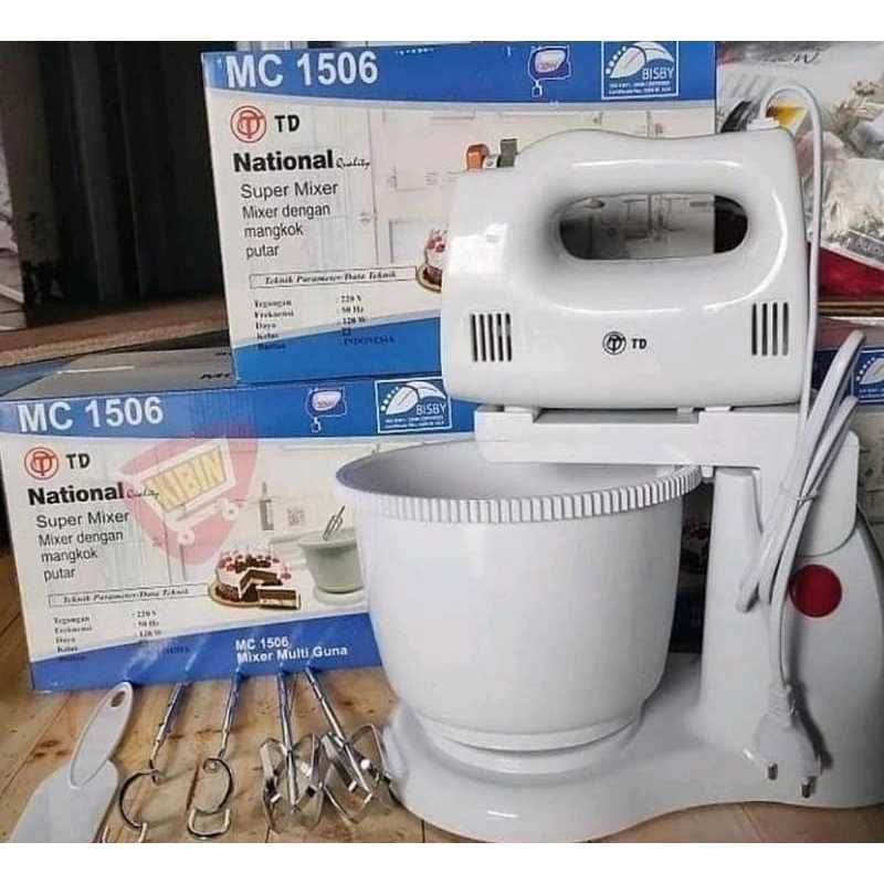 Mixer Mangkok National TD / Stand Mixer TD Omicko Omega Viva National