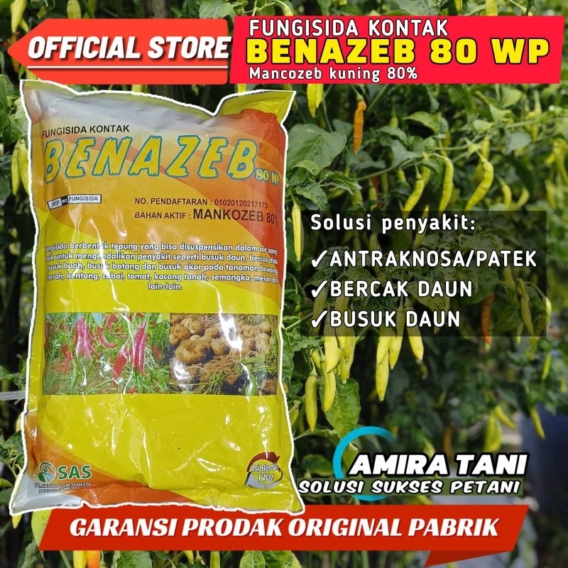 Fungisida Benazeb kuning Mankozeb 1 kg