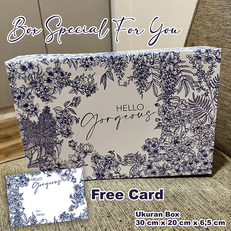 

box special for you | box gorgeous | box kado ulang tahun (biru)