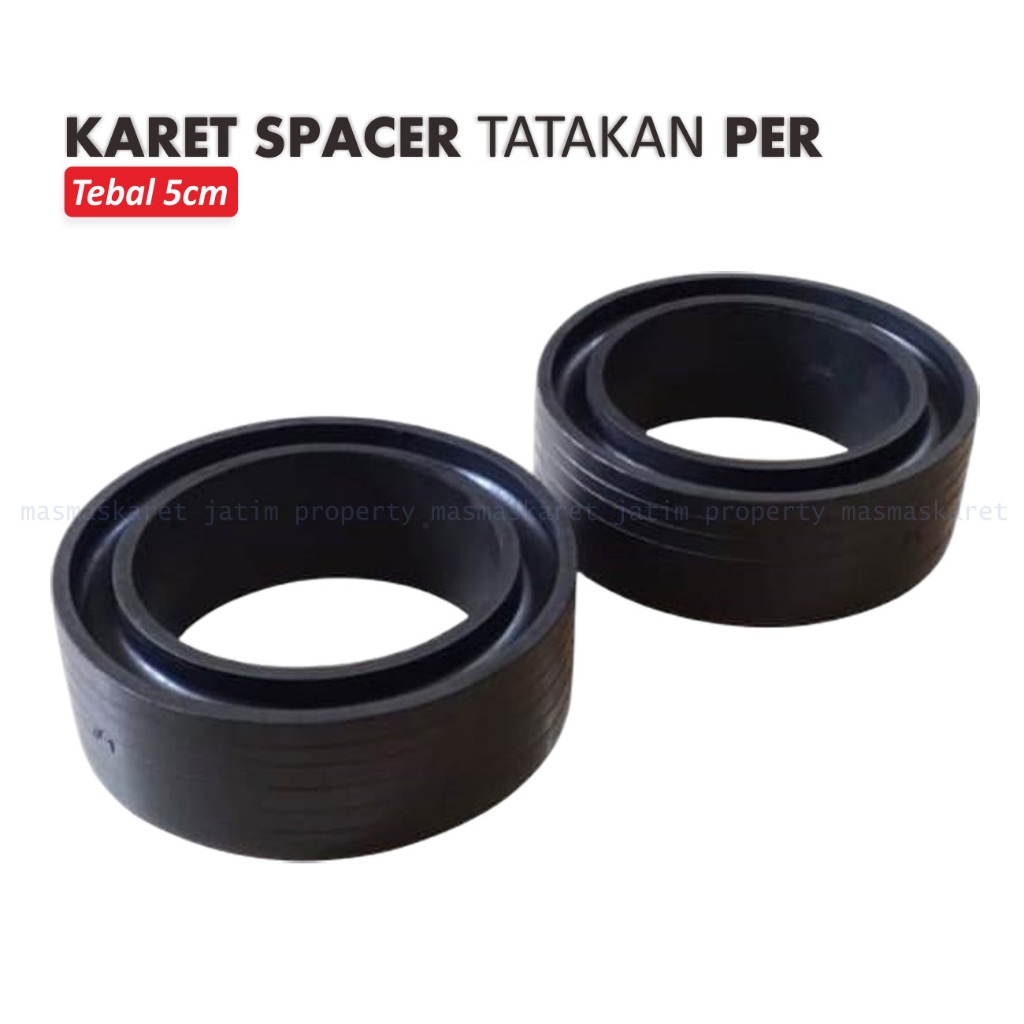 Karet Spacer Per Belakang Atas Land Cruiser Trado Tebal 5cm 2pcs