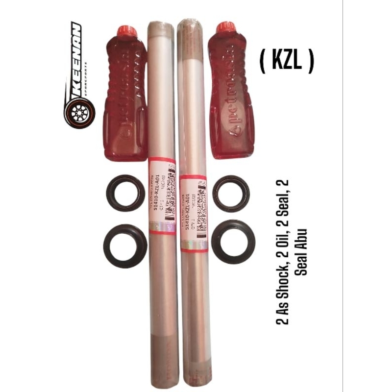 Paket As Shock Depan ( KZL ) Untuk Motor : Beat Fi, Beat Street, Beat Esp, Scoopy Fi, Scoopy Esp, Sp