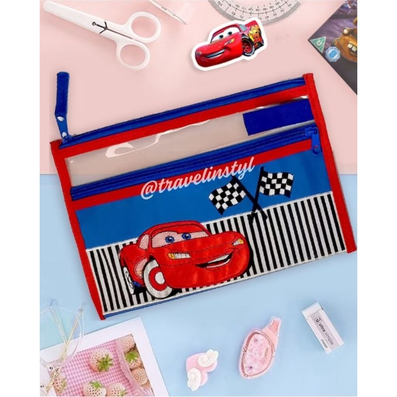 

Tempat Pensil Anak Karakter Olaf Cars / Pouch Serbaguna Stationery Travel