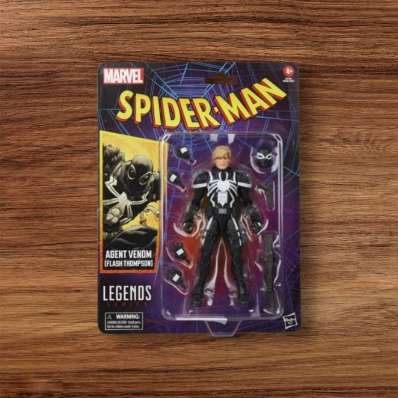 Marvel Legends Series Agent Venom Spider Man Flash Thompson Retro Comics