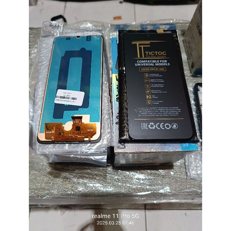 lcd samsung a33 5g incell OLED +frame big a336