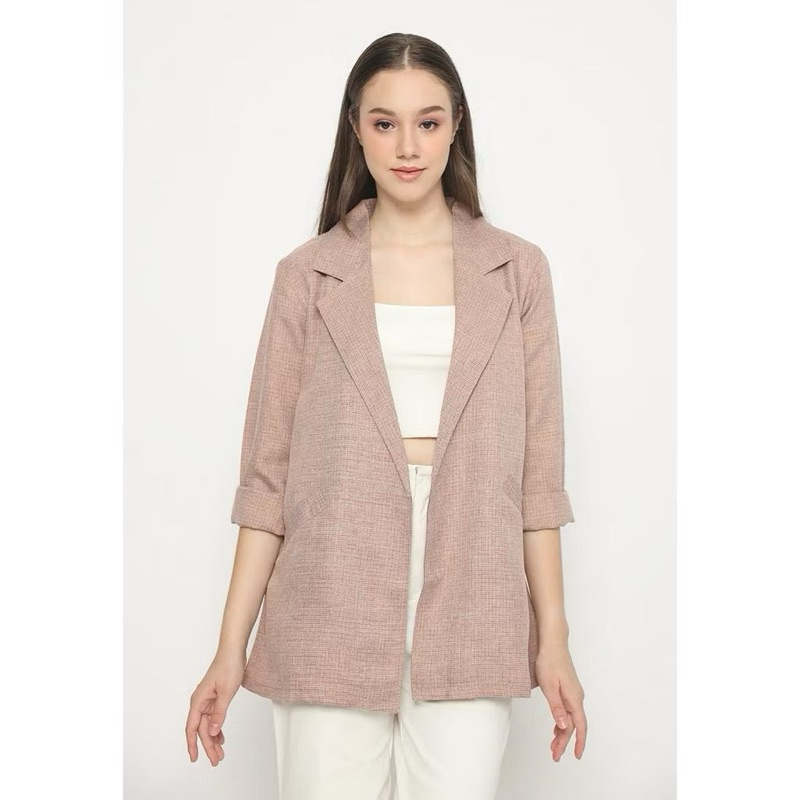 Mannequin Houndstooth Casual Blazer