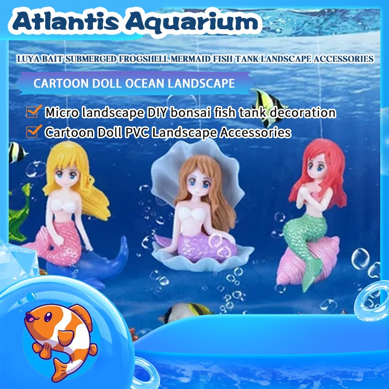 4Pcs/set Hiasan Ornamen Aquarium Miniatur Bahan Resin Untuk Dekorasi Hiasan Akuarium