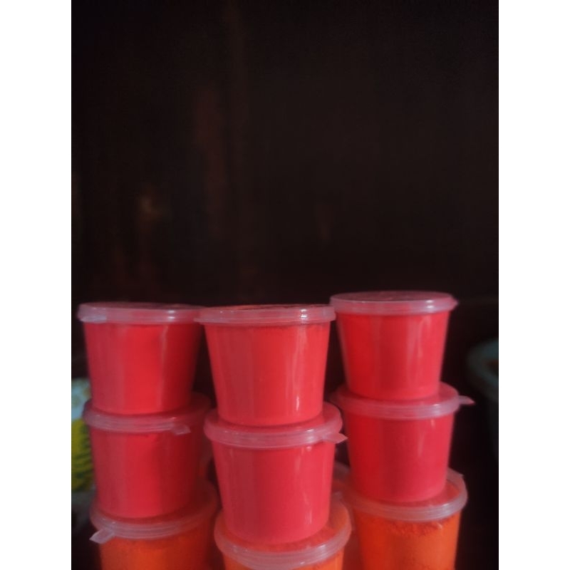 Siwit menyala Warna merah dan oren