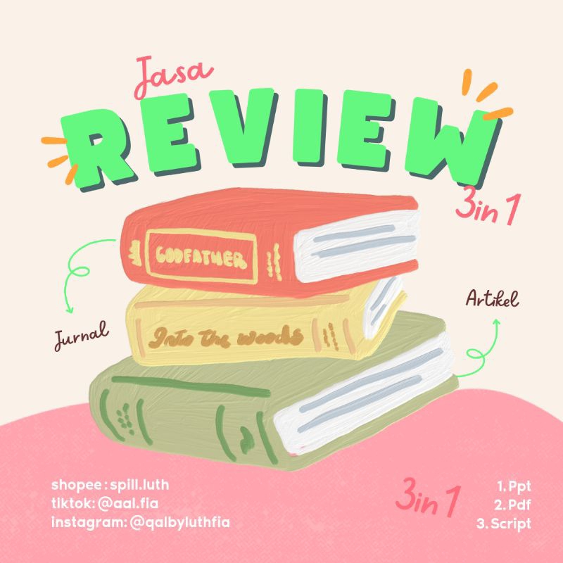 spill.luth ✨ JASA REVIEW JURNAL 3in1