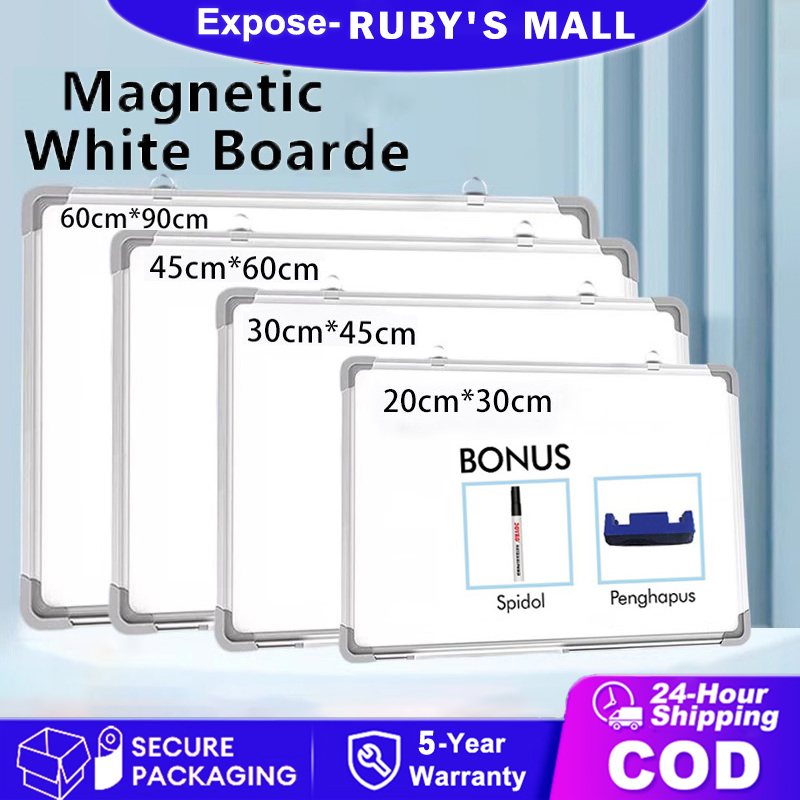 

Papan Tulis Whiteboard Magnetic White Board Gantung Magnet Whiteboard Papan Tulis Magnet 40×60 60×90