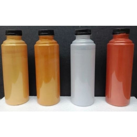 

Cat Akrilik PREMIUM Metalik Gold, Silver, Bronze 500 gram - Cat Lukis Acrylic