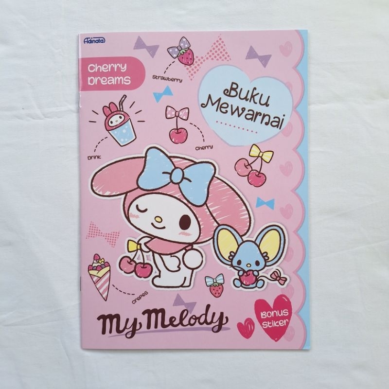My Melody Coloring Book L Adinata / Buku Mewarnai / Buku Aktivitas Anak / Buku