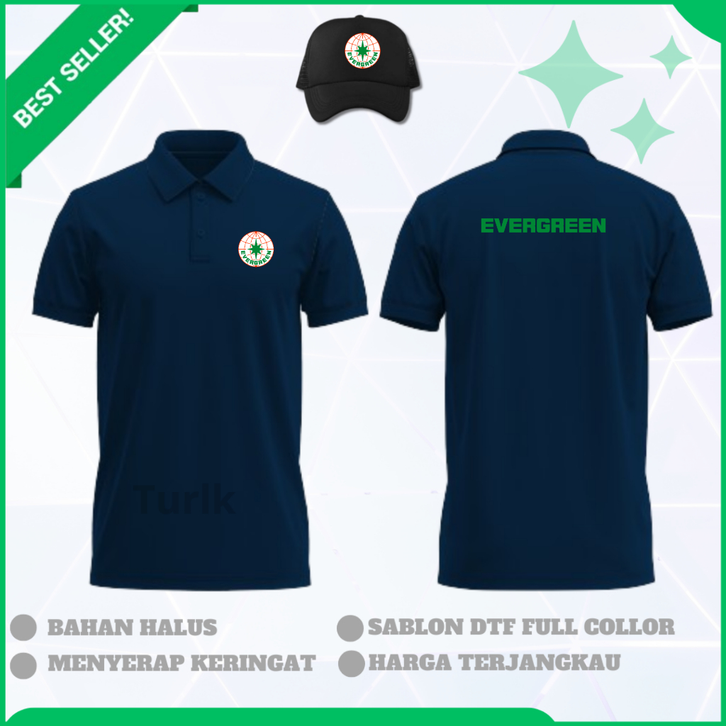 Baju8 Evergreen Poloshirt Evergreen Custom