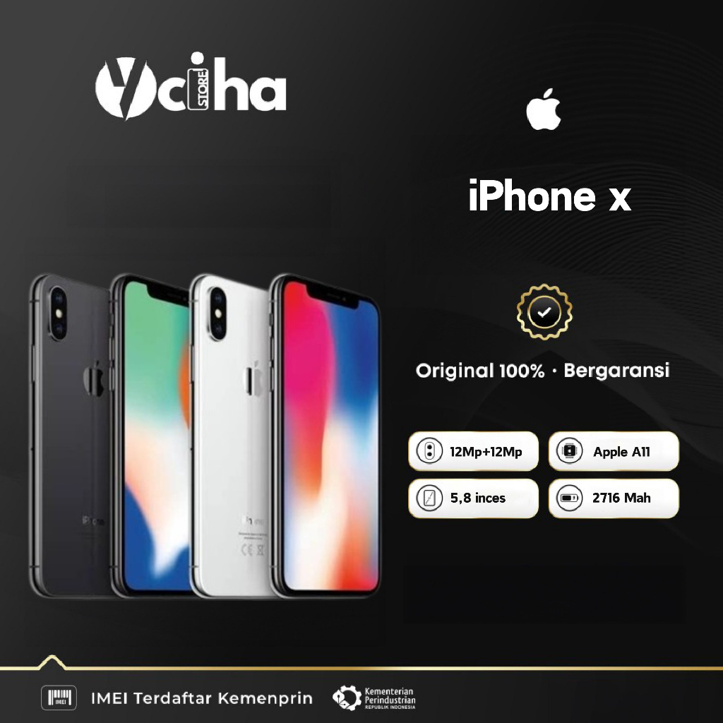 IPHONE X 64GB 256GB SECOND