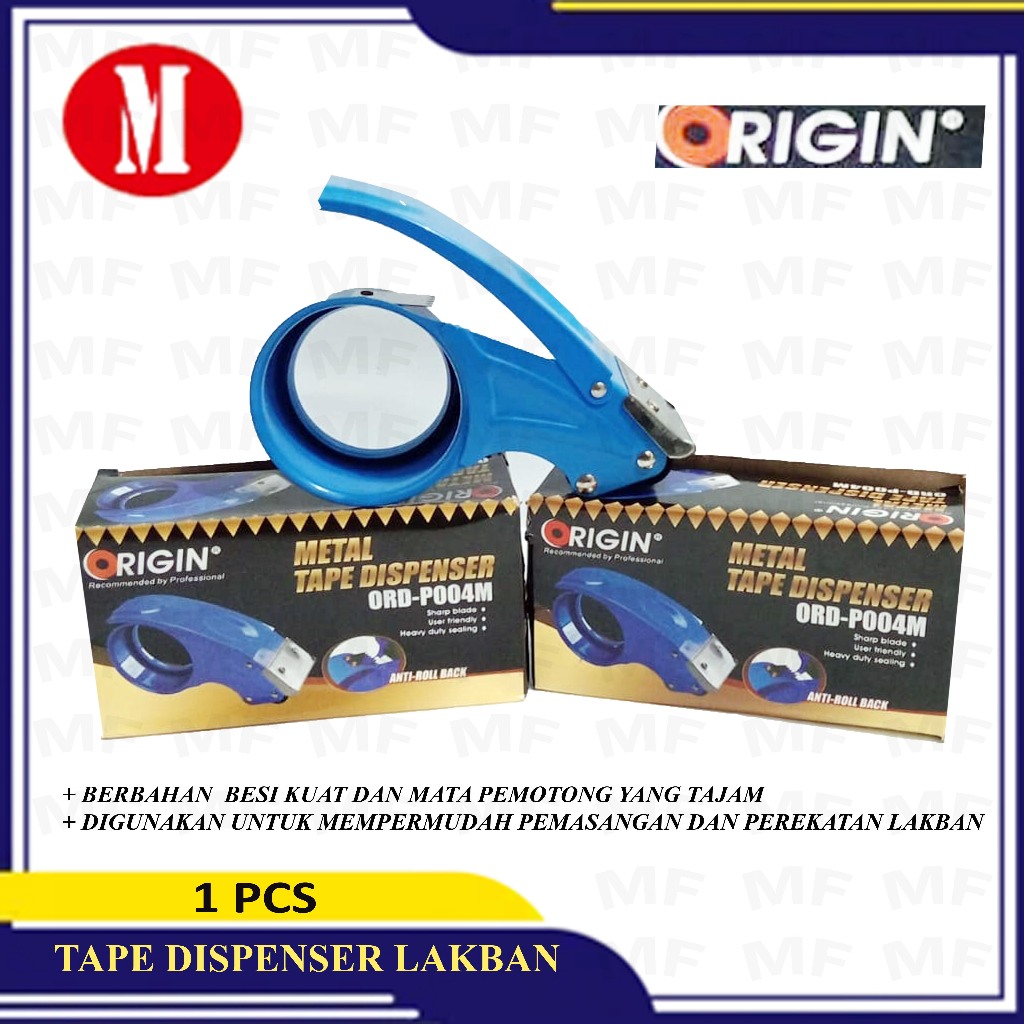 

Tape Dispenser Origin Metal ORD-P002M - Pemotong Lakban