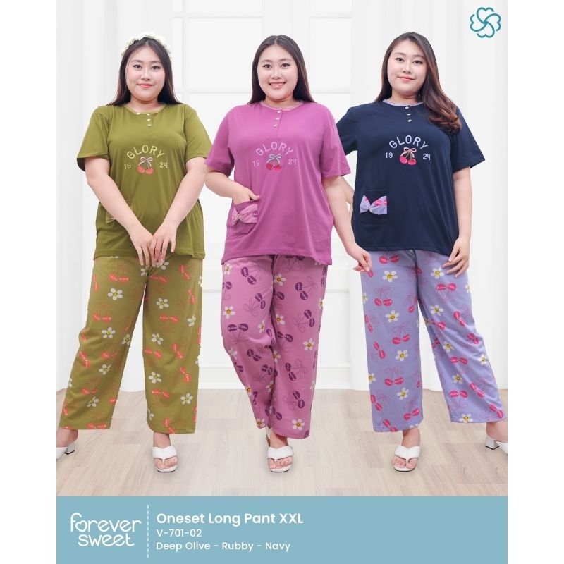 BABYDOLL V-701-02 FOREVER SWEET CP XXL PANJANG