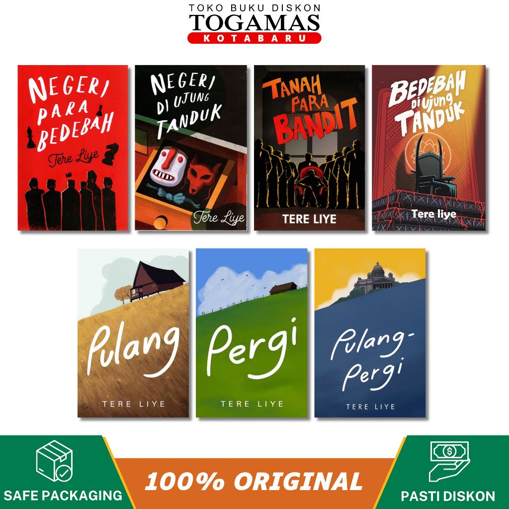 Serial Aksi : Bedebah Di Ujung Tanduk / Negeri Para Bedebah / Negeri Di Ujung Tanduk / Pulang / Perg