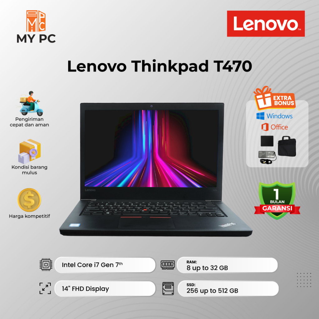 Lenovo ThinkPad T470 Core i5 gen6 14nch