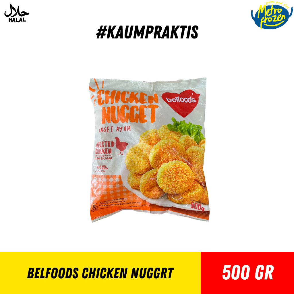 

BELFOODS Chicken Nugget 500gr //naget ayam belfod //chicken nugget coin