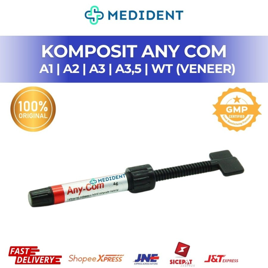 Resin Komposit / Kompost Any Com / Bahan Tambal Gigi / Komposit Veneer
